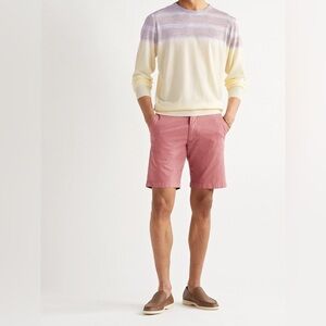 PETER MILLAR - Excursionist Flex Slim-Fit Space-Dyed Merino Wool-Blend Sweater L